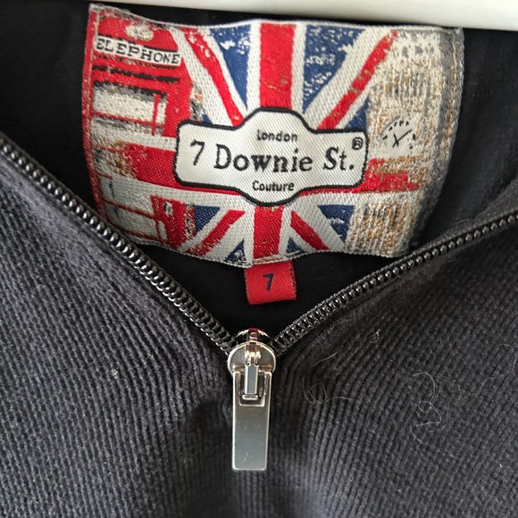 Black oversized quarter zip - Picture 2 of 2